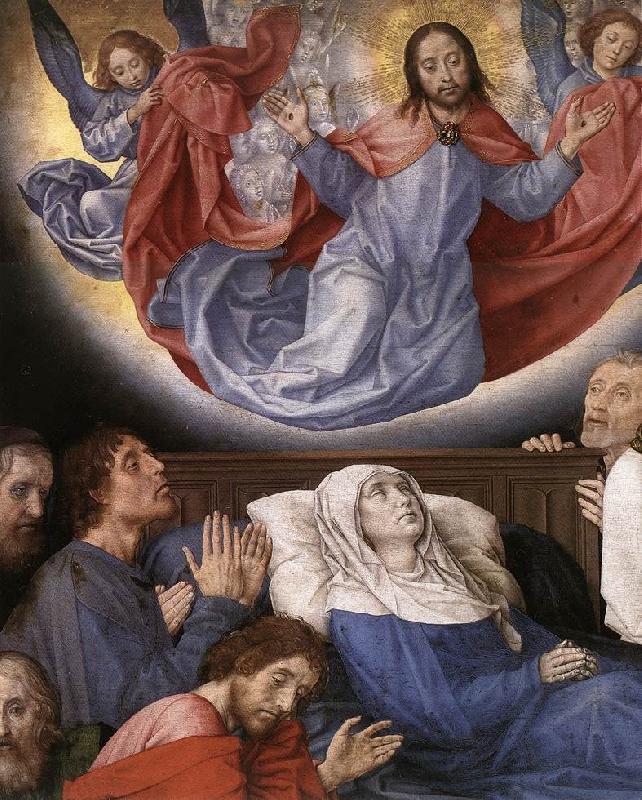 GOES, Hugo van der The Death of the Virgin (detail) oil painting picture